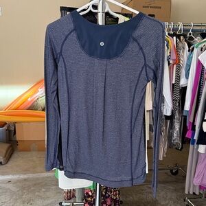 lululemon athletica Navy Long Sleeve Top